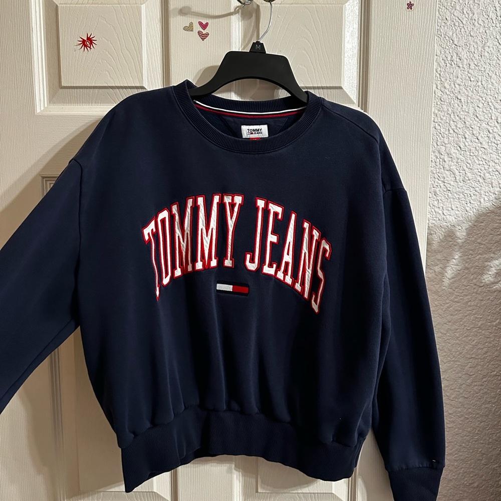Tommy hilfiger womens crewneck sweatshirt size large